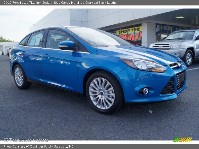 Front 3/4 View of 2012 Focus Titanium Sedan