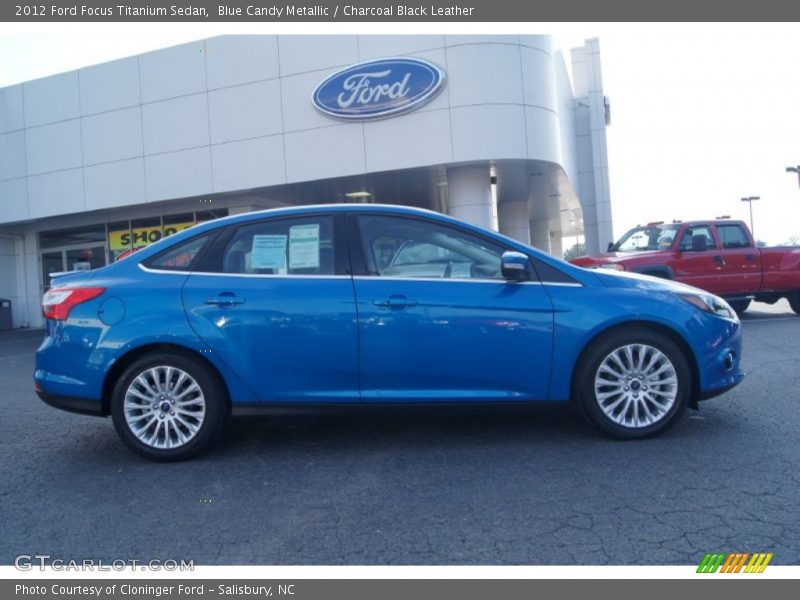  2012 Focus Titanium Sedan Blue Candy Metallic