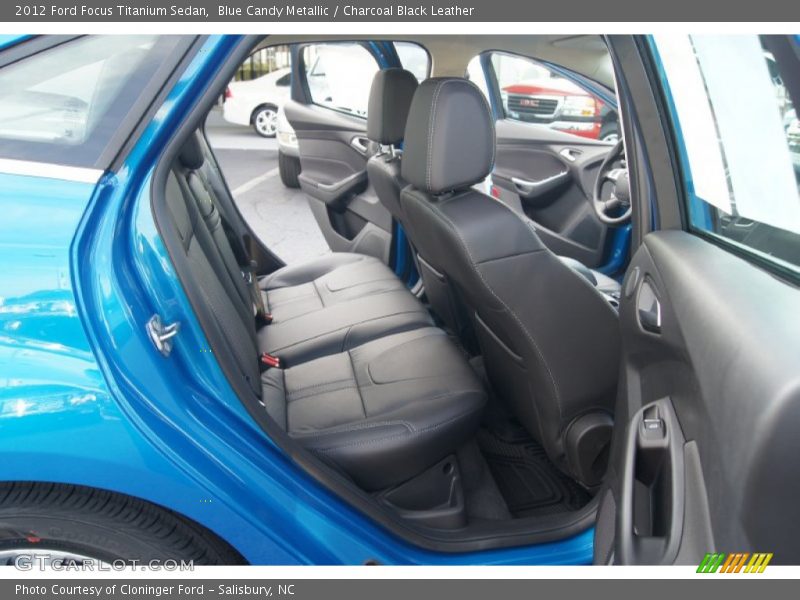 Rear Seat of 2012 Focus Titanium Sedan