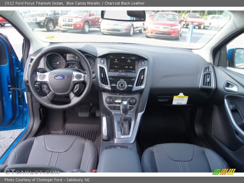 Dashboard of 2012 Focus Titanium Sedan