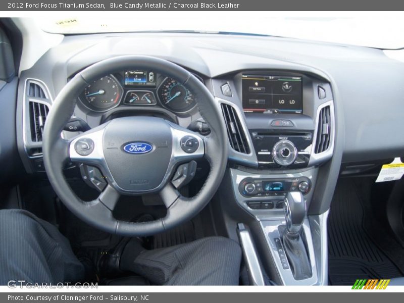 Dashboard of 2012 Focus Titanium Sedan