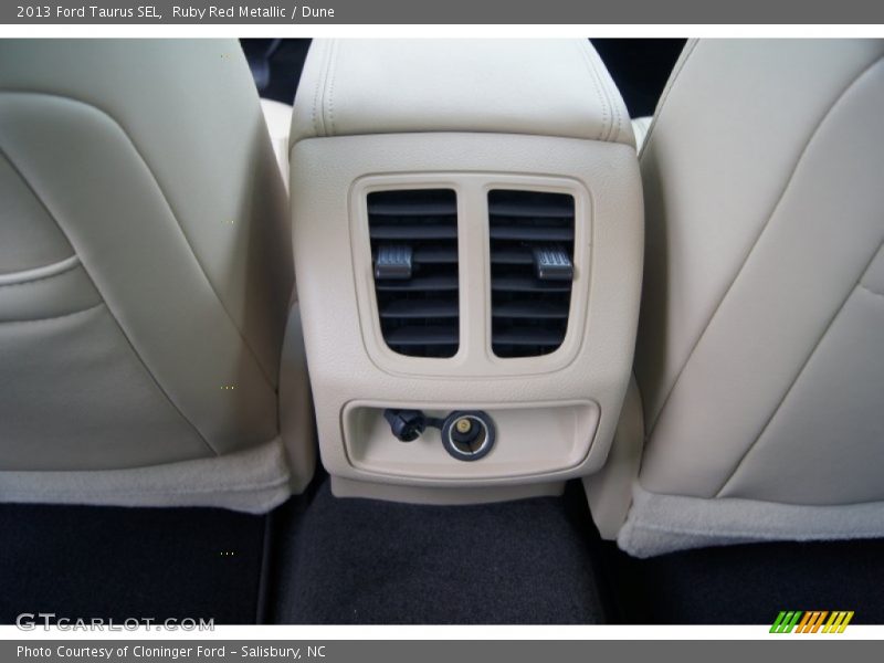 Ruby Red Metallic / Dune 2013 Ford Taurus SEL