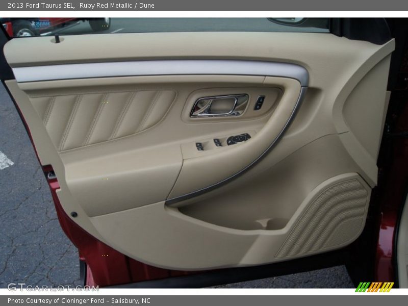 Ruby Red Metallic / Dune 2013 Ford Taurus SEL