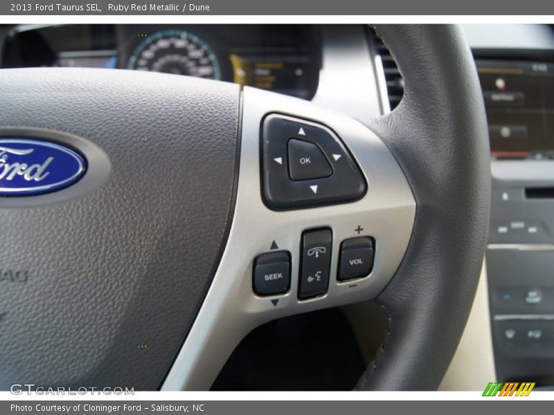 Ruby Red Metallic / Dune 2013 Ford Taurus SEL