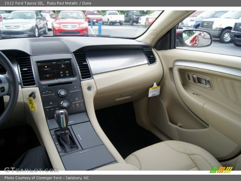 Ruby Red Metallic / Dune 2013 Ford Taurus SEL