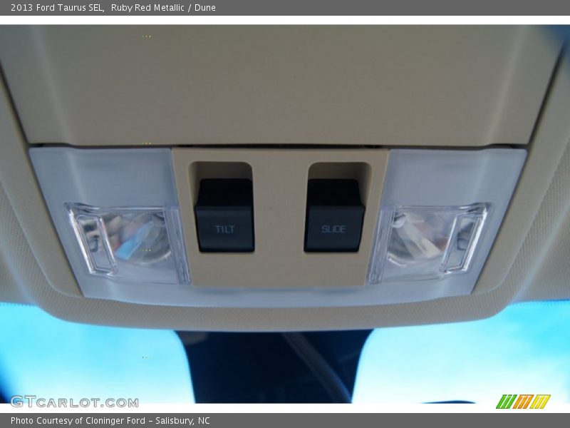 Ruby Red Metallic / Dune 2013 Ford Taurus SEL