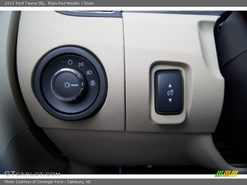 Ruby Red Metallic / Dune 2013 Ford Taurus SEL