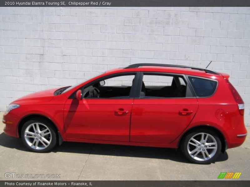 Chilipepper Red / Gray 2010 Hyundai Elantra Touring SE