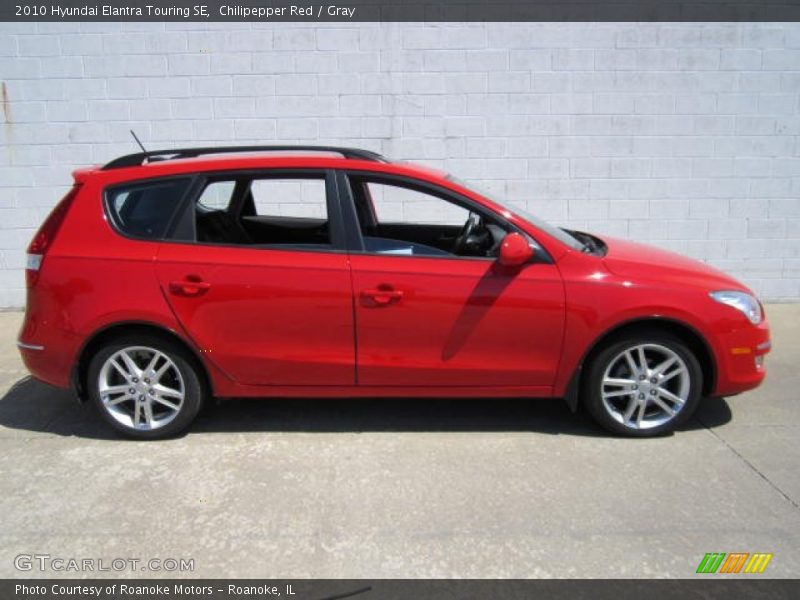 Chilipepper Red / Gray 2010 Hyundai Elantra Touring SE