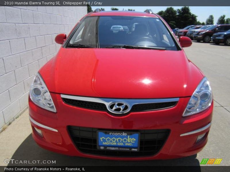 Chilipepper Red / Gray 2010 Hyundai Elantra Touring SE