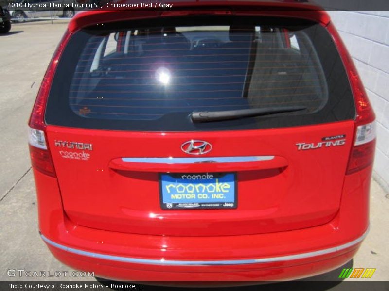 Chilipepper Red / Gray 2010 Hyundai Elantra Touring SE