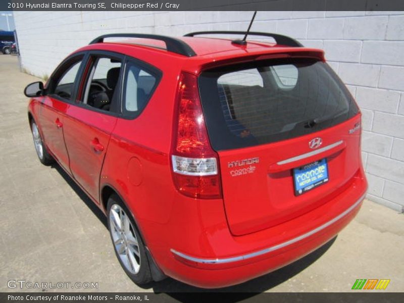 Chilipepper Red / Gray 2010 Hyundai Elantra Touring SE