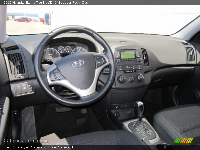 Chilipepper Red / Gray 2010 Hyundai Elantra Touring SE