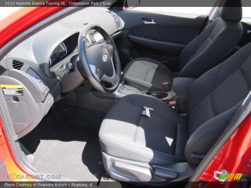 Chilipepper Red / Gray 2010 Hyundai Elantra Touring SE
