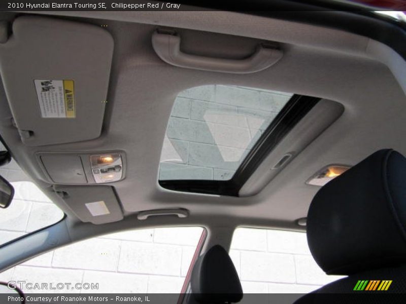 Chilipepper Red / Gray 2010 Hyundai Elantra Touring SE