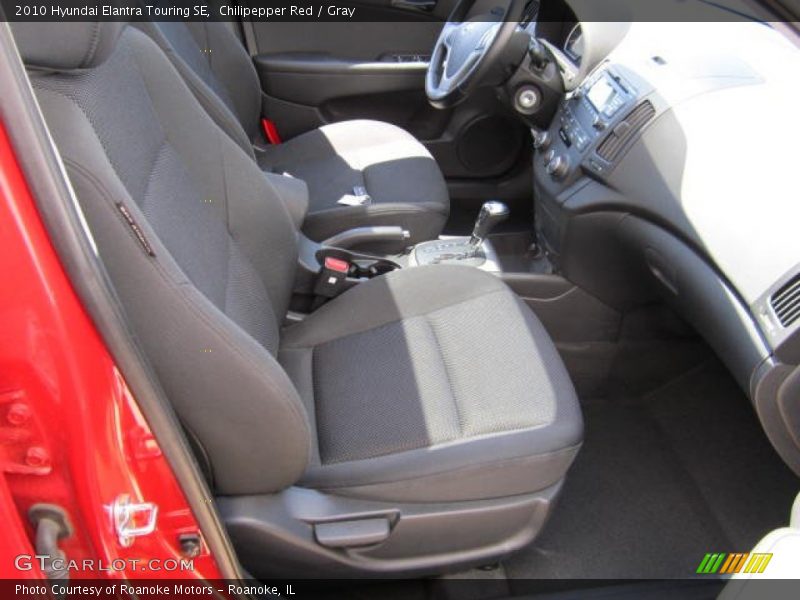 Chilipepper Red / Gray 2010 Hyundai Elantra Touring SE