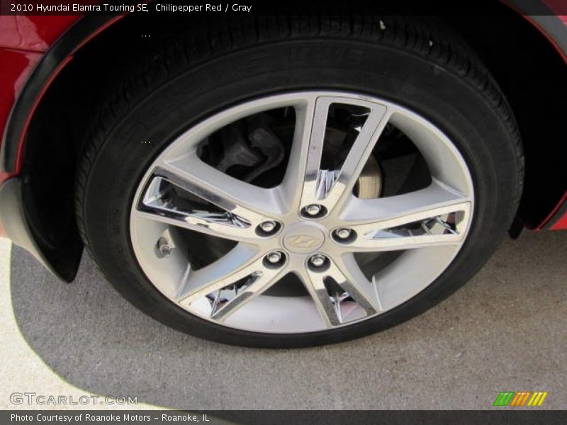 Chilipepper Red / Gray 2010 Hyundai Elantra Touring SE