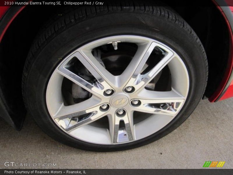 Chilipepper Red / Gray 2010 Hyundai Elantra Touring SE