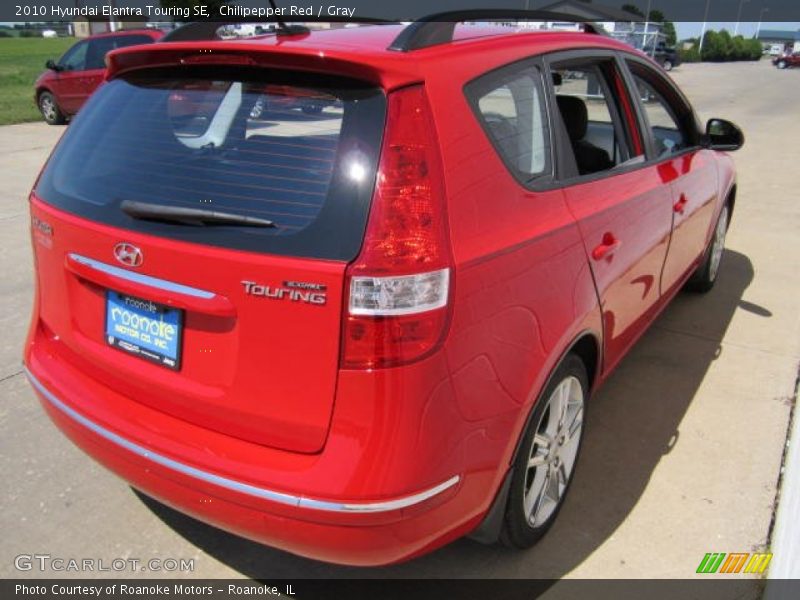 Chilipepper Red / Gray 2010 Hyundai Elantra Touring SE