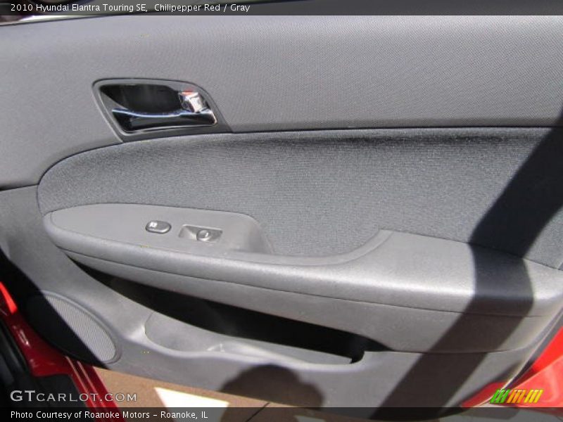 Chilipepper Red / Gray 2010 Hyundai Elantra Touring SE