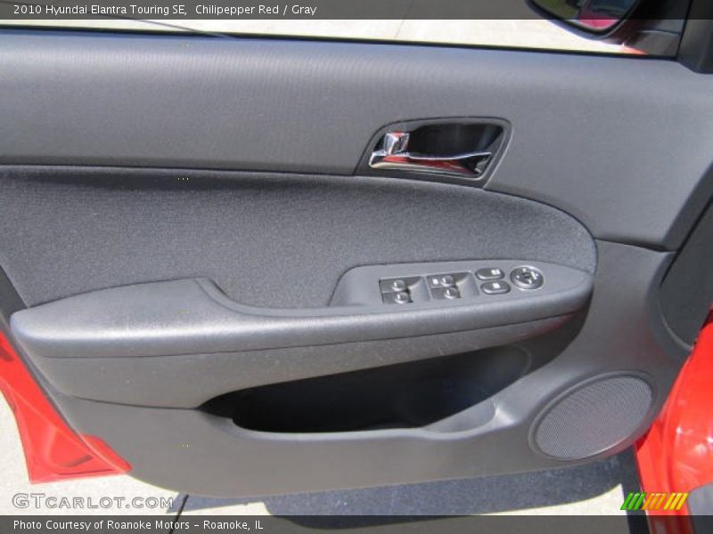 Chilipepper Red / Gray 2010 Hyundai Elantra Touring SE