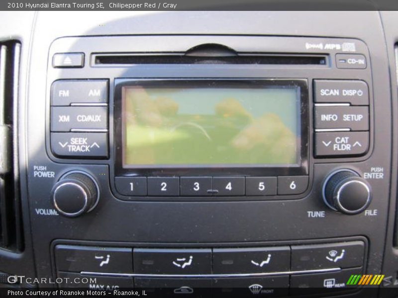 Chilipepper Red / Gray 2010 Hyundai Elantra Touring SE
