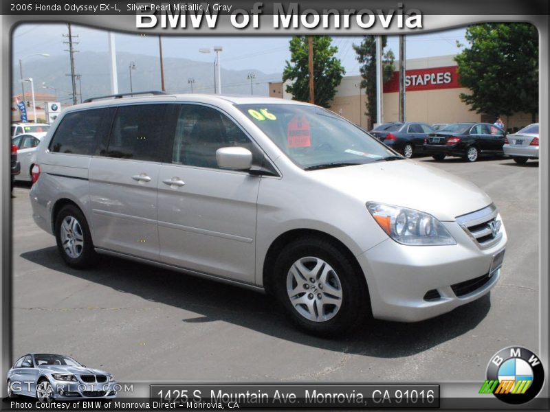 Silver Pearl Metallic / Gray 2006 Honda Odyssey EX-L