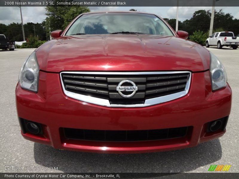 Sonoma Sunset Metallic / Charcoal Black 2008 Nissan Maxima 3.5 SE