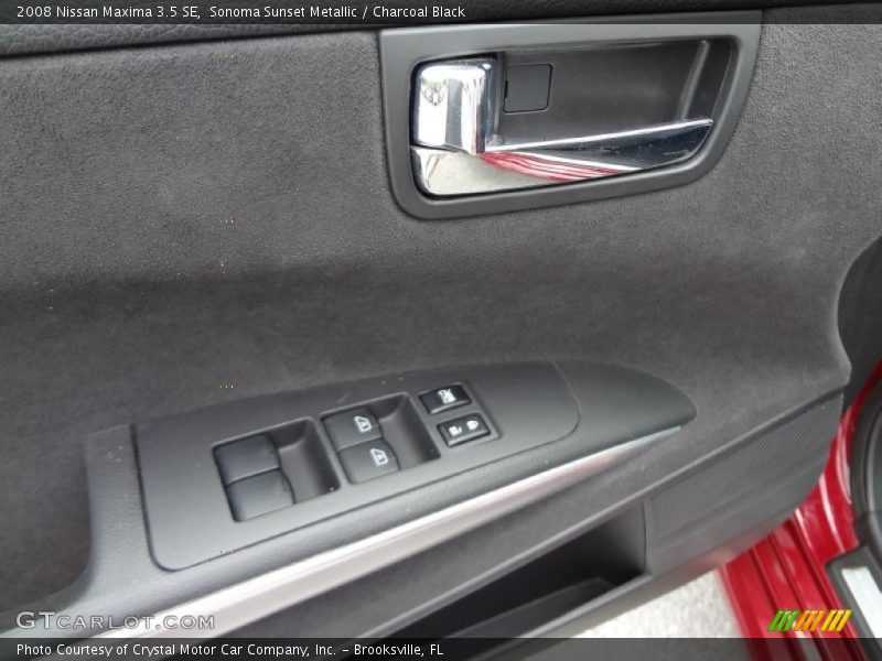 Sonoma Sunset Metallic / Charcoal Black 2008 Nissan Maxima 3.5 SE