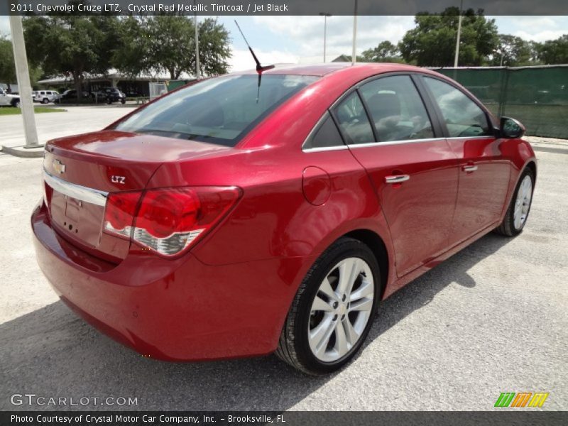 Crystal Red Metallic Tintcoat / Jet Black 2011 Chevrolet Cruze LTZ