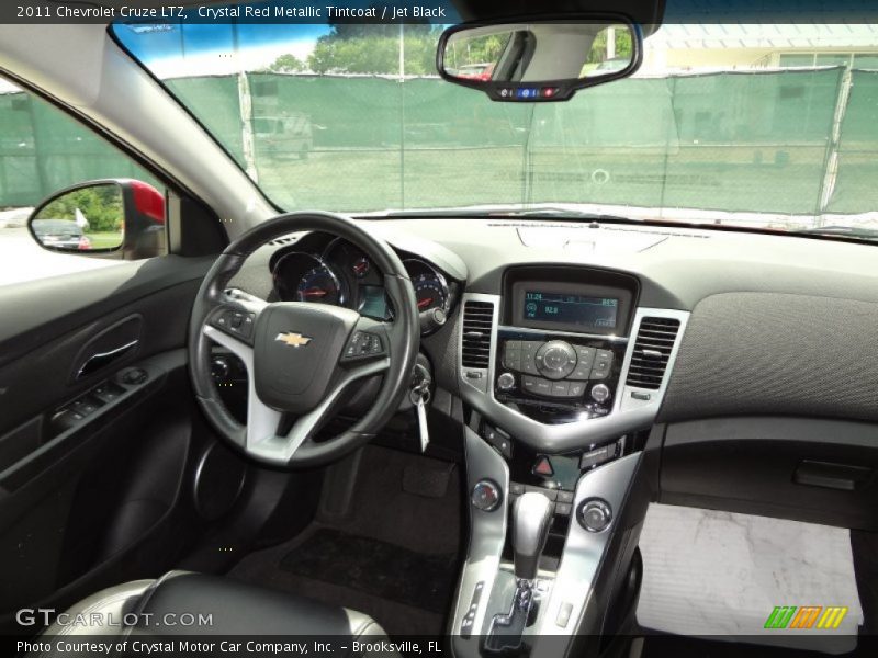 Crystal Red Metallic Tintcoat / Jet Black 2011 Chevrolet Cruze LTZ