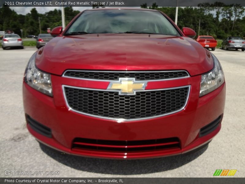 Crystal Red Metallic Tintcoat / Jet Black 2011 Chevrolet Cruze LTZ