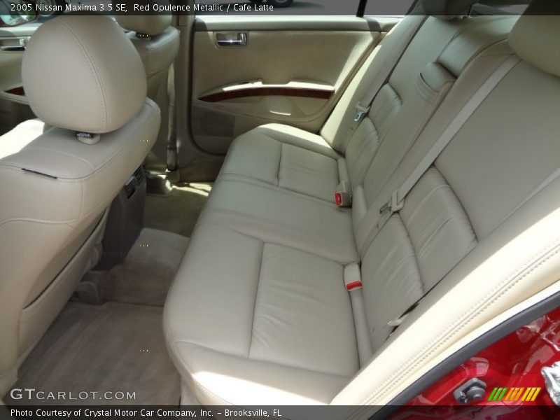Red Opulence Metallic / Cafe Latte 2005 Nissan Maxima 3.5 SE