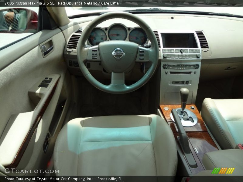 Red Opulence Metallic / Cafe Latte 2005 Nissan Maxima 3.5 SE