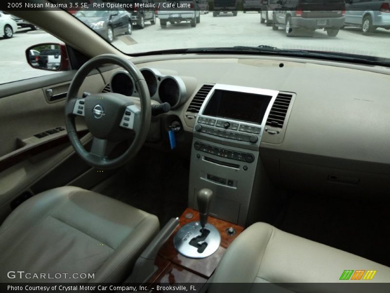 Red Opulence Metallic / Cafe Latte 2005 Nissan Maxima 3.5 SE