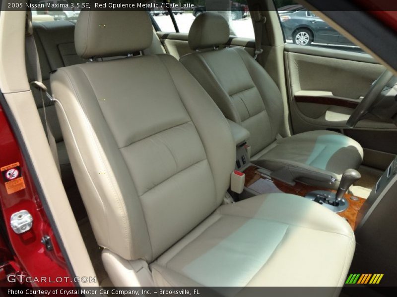 Red Opulence Metallic / Cafe Latte 2005 Nissan Maxima 3.5 SE