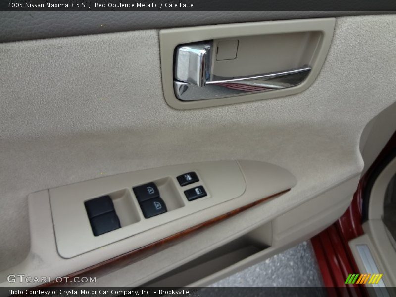 Red Opulence Metallic / Cafe Latte 2005 Nissan Maxima 3.5 SE