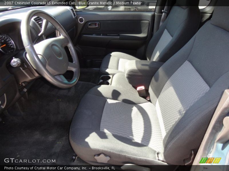 Blue Granite Metallic / Medium Pewter 2007 Chevrolet Colorado LS Extended Cab