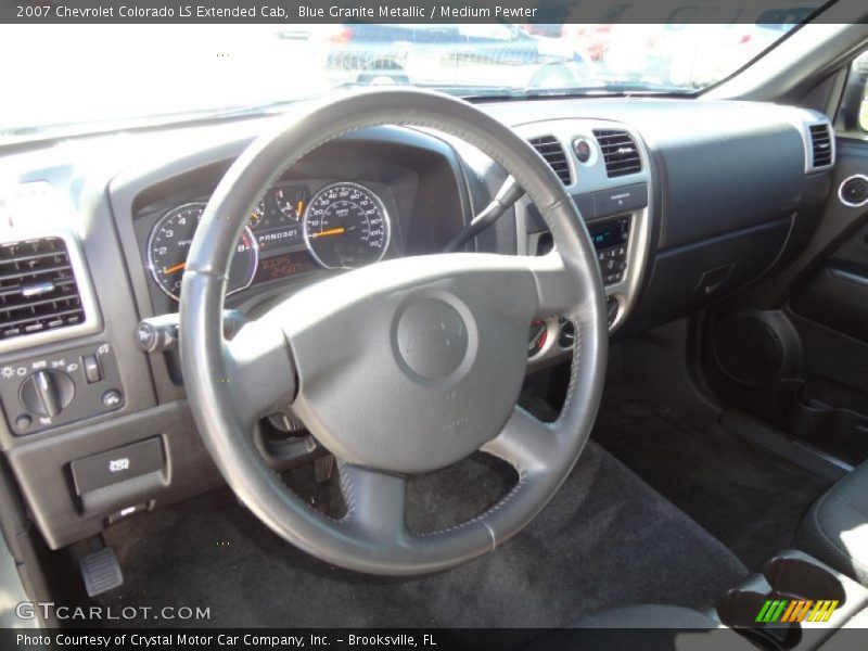 Blue Granite Metallic / Medium Pewter 2007 Chevrolet Colorado LS Extended Cab