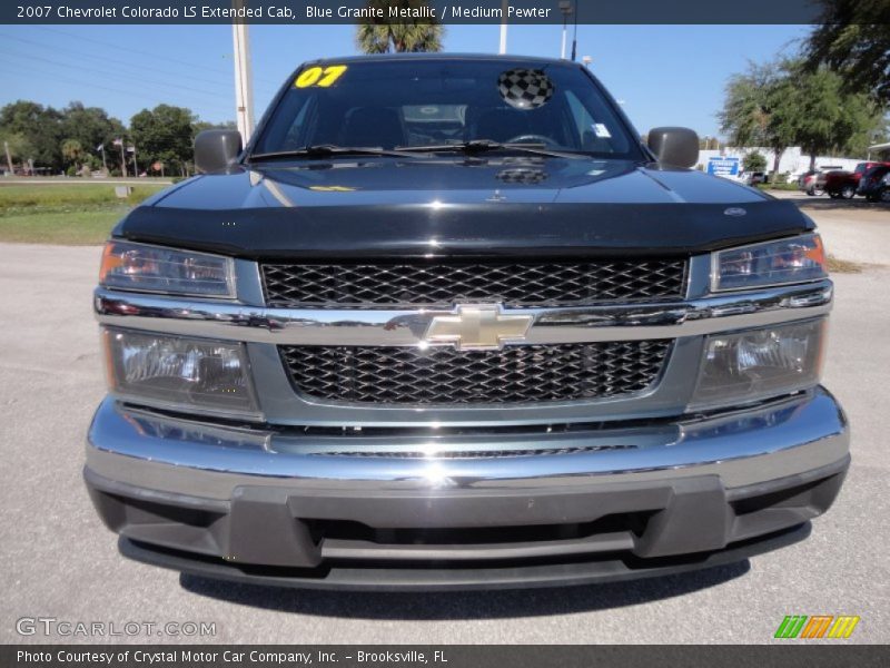 Blue Granite Metallic / Medium Pewter 2007 Chevrolet Colorado LS Extended Cab