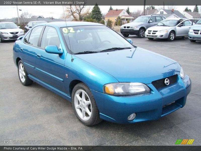Vibrant Blue Metallic / Stone 2002 Nissan Sentra SE-R