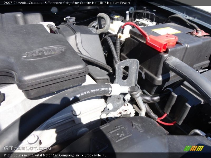 Blue Granite Metallic / Medium Pewter 2007 Chevrolet Colorado LS Extended Cab