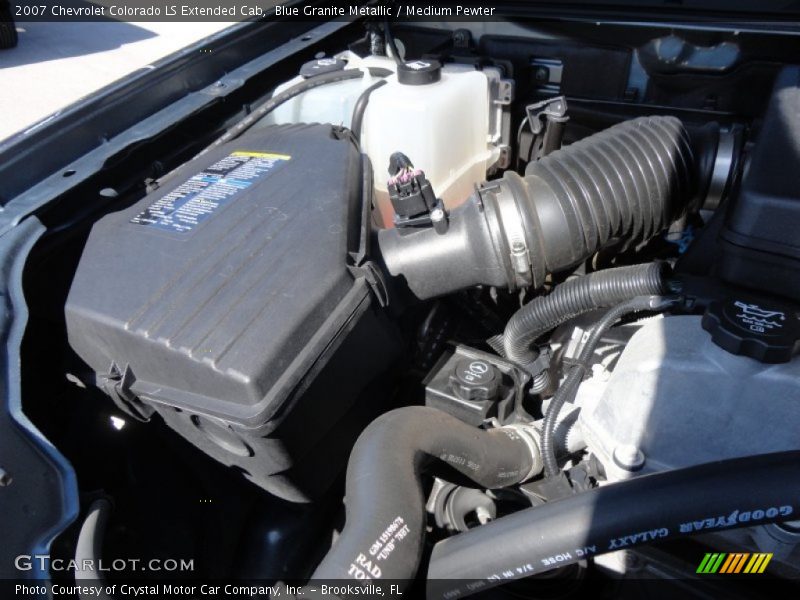 Blue Granite Metallic / Medium Pewter 2007 Chevrolet Colorado LS Extended Cab