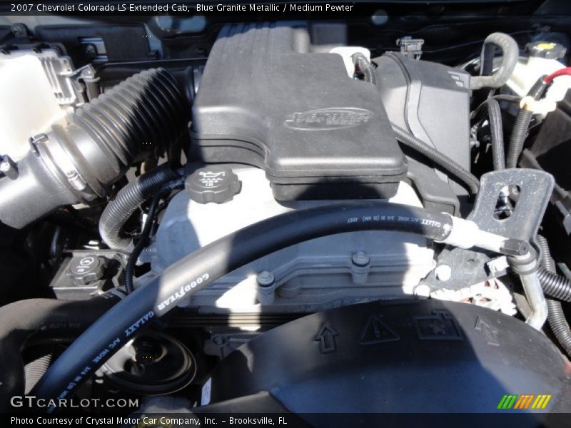 Blue Granite Metallic / Medium Pewter 2007 Chevrolet Colorado LS Extended Cab