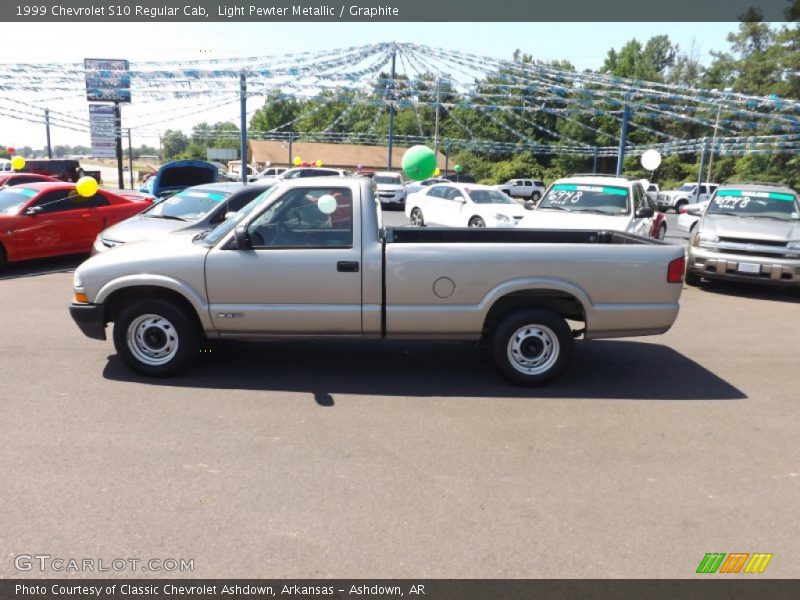 Light Pewter Metallic / Graphite 1999 Chevrolet S10 Regular Cab