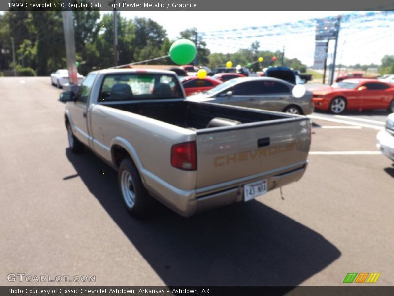 Light Pewter Metallic / Graphite 1999 Chevrolet S10 Regular Cab