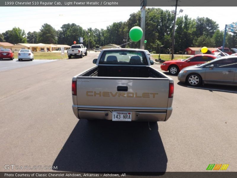 Light Pewter Metallic / Graphite 1999 Chevrolet S10 Regular Cab