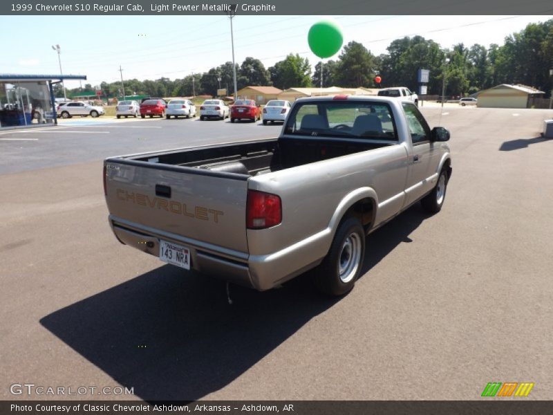 Light Pewter Metallic / Graphite 1999 Chevrolet S10 Regular Cab