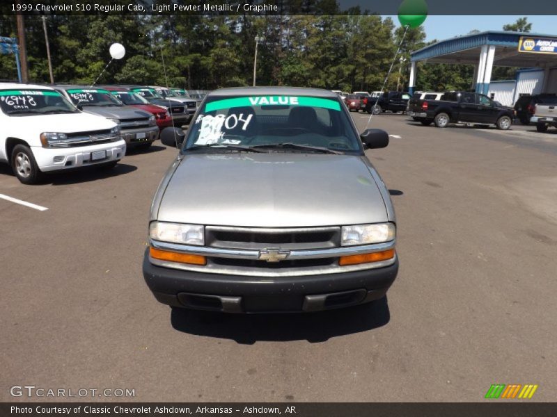 Light Pewter Metallic / Graphite 1999 Chevrolet S10 Regular Cab