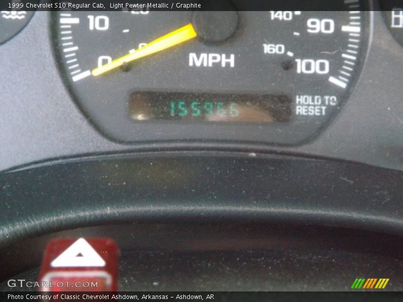 Light Pewter Metallic / Graphite 1999 Chevrolet S10 Regular Cab